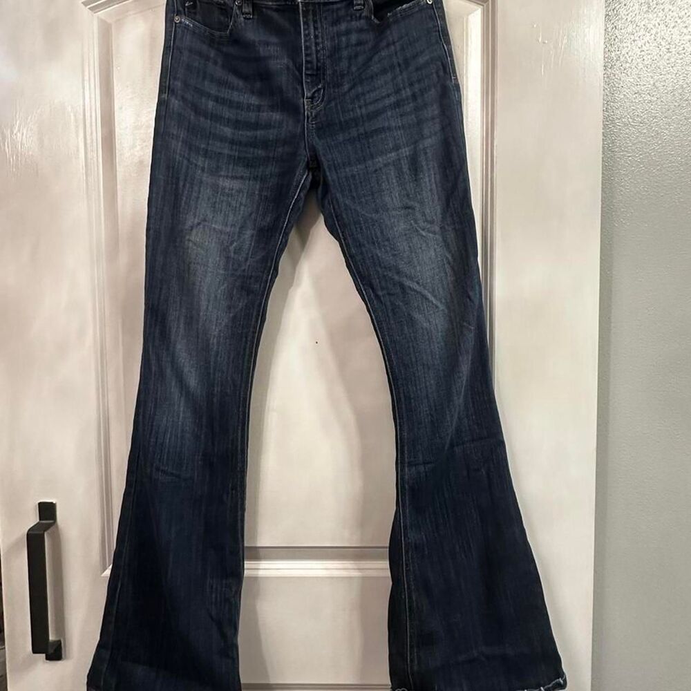 Kancan Women's Navy and Blue Jeans